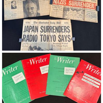 Vintage Periodicals From The Charleston Daily Mail And “The Writer” Magazine