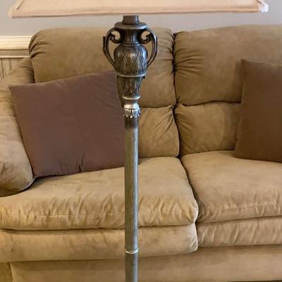 Silver Look Floor Lamp
