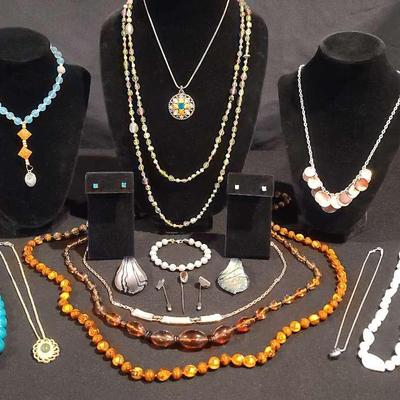 .925 Earrings & Earth Tone Jewelry 