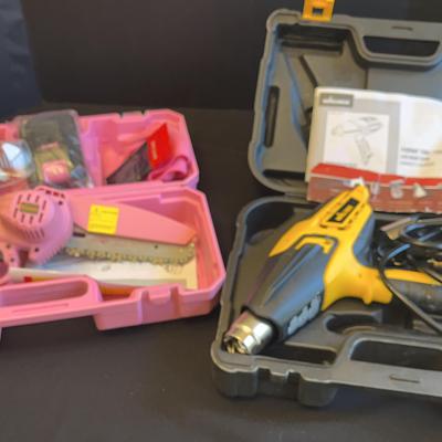 Ladies Mini Electric Chain Saw And Wagner Heat Gun