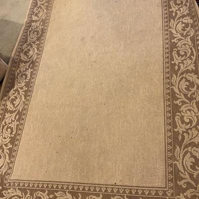 Beige Two Tone Sisal Area Rug