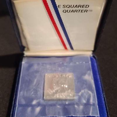 Half Ounce Pure Silver: "The Squared Quarter" 