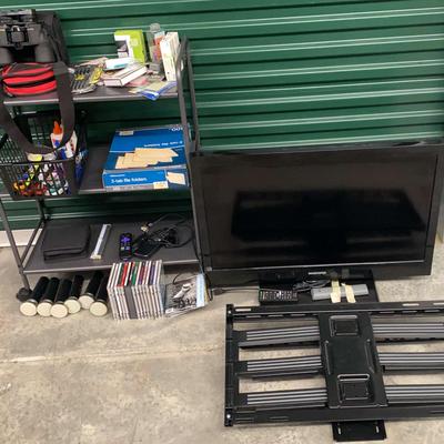Magnavox 35” TV, Remote, Wall Mount, Nikon Binoculars And More 