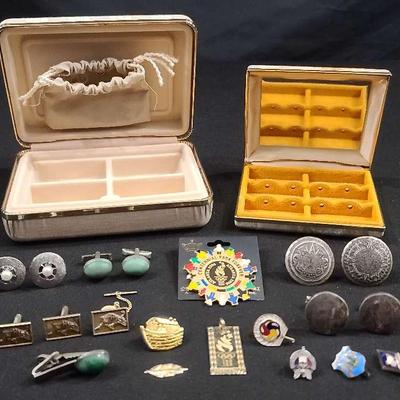 .925 Cufflinks & Other Men's Jewelry 