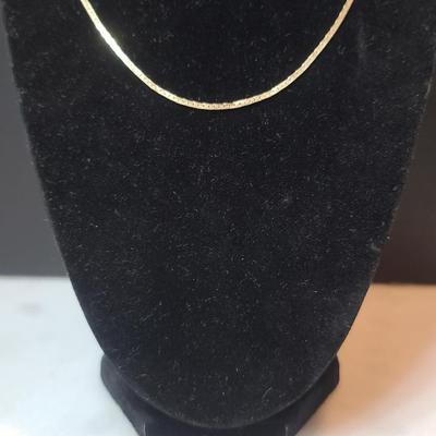 14K Chain & 10K Earrings 