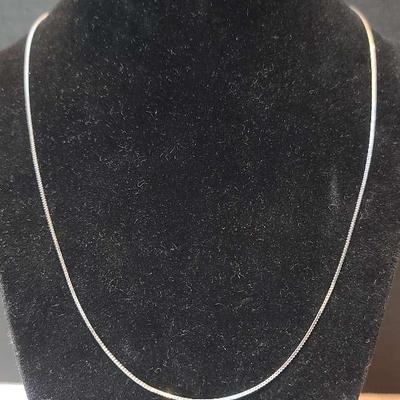 14K Silver Tone Chain