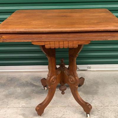 Antique Eastlake Parlor Table 