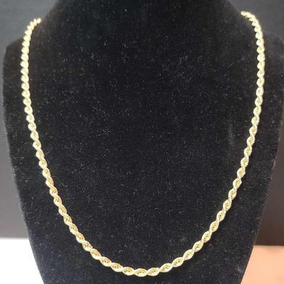 14K Gold Rope Chain