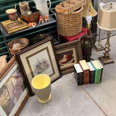 Charming Home Decor – Artwork, Lamps, Books & More