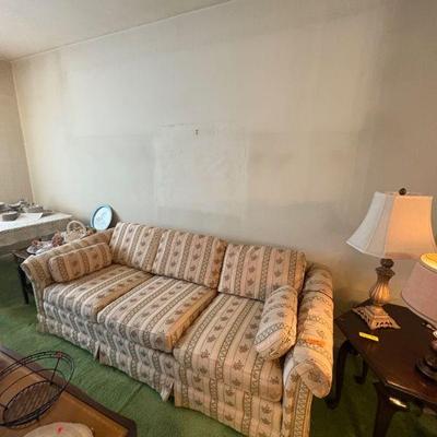 Ethan Allen Sofa and Matching Wing Chairs