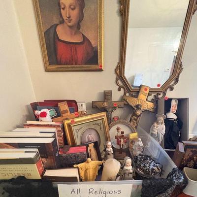 Religious items and books
