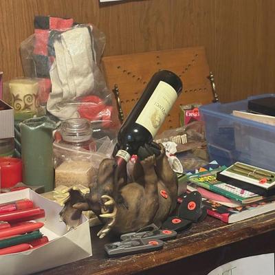 Very cool Moose Wine Holder!