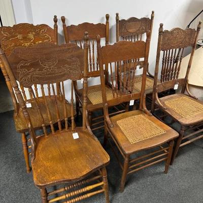 Vintage wood chairs