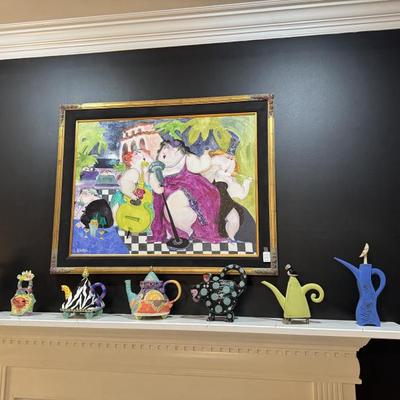 Whimsical, colorful art galore
