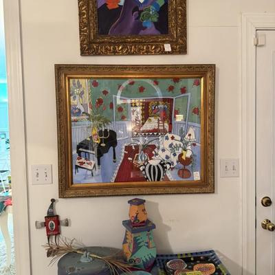 Artwork with beautiful frames