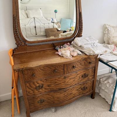 Vintage dresser with mirror