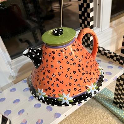 Mary Engelbreit Charpente 1997 Collection Teapot