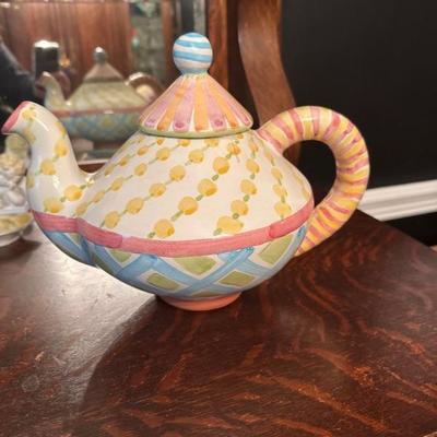 MacKenzie-Childs teapot 