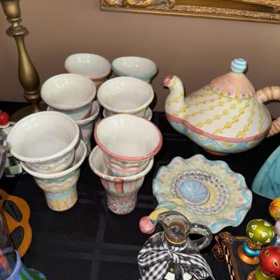 Mackenzie-Childs pottery