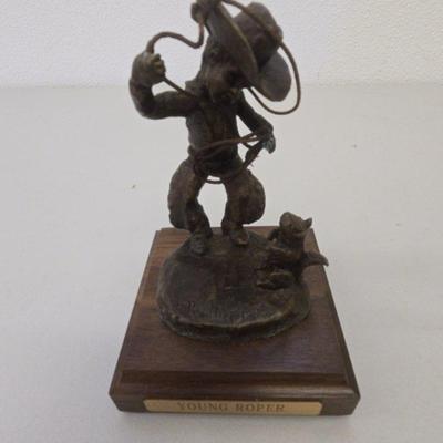 Richard Myers Bronze Sculpture "Young Roper"