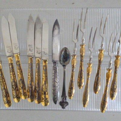 Vintage/Antique Gold Color Flatware