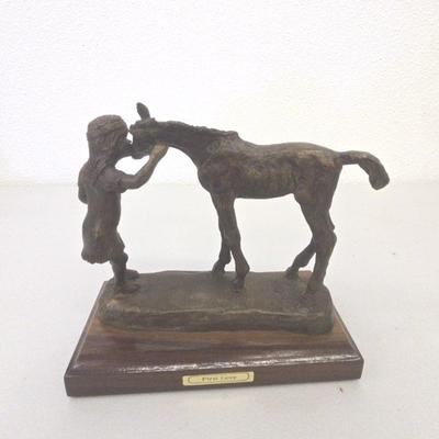 "First Love" Richard Myer Bronze Sculpture 