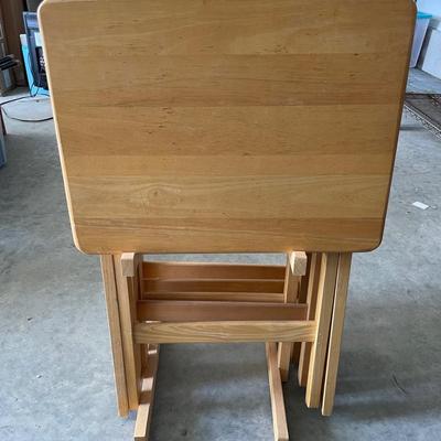 Dolphin Beechwood Folding Trays