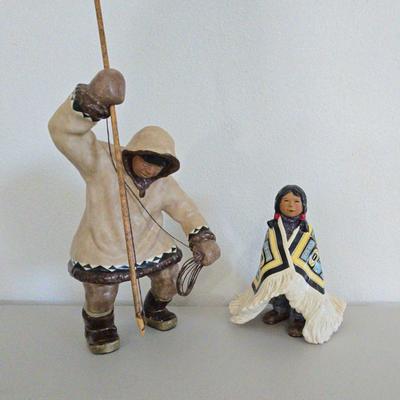 C. Allen Johnson c 1962 Seal Hunter & 1994 'Lisa' Chilkat Ceremonial Blanket