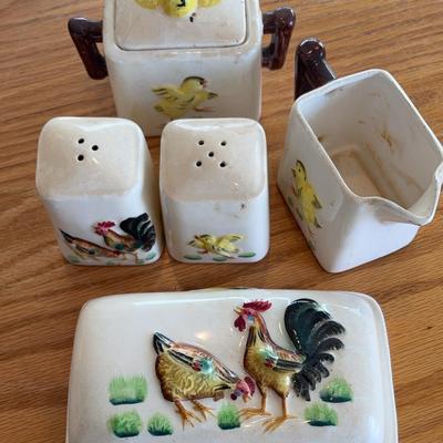 Hen and Rooster Theme Made in Japan
