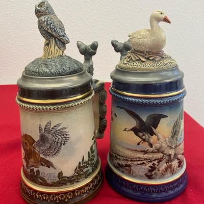 American Wildlife Steins 