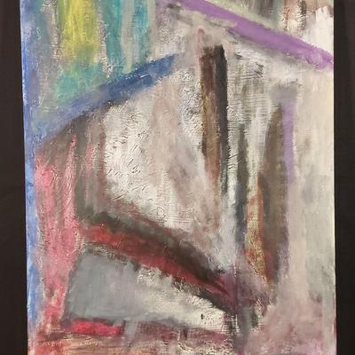 "CRAZY SENSATION" ACRYLIC ON CANVAS BY ASHI HOFFMAN
