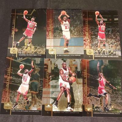1999 MICHAEL JORDAN UPPER DECK GATORADE UPPER DECK JUMBO FOIL CARDS