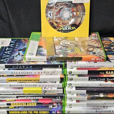 18 XBOX 360 ACTION ADVENTURE VIDEO GAMES