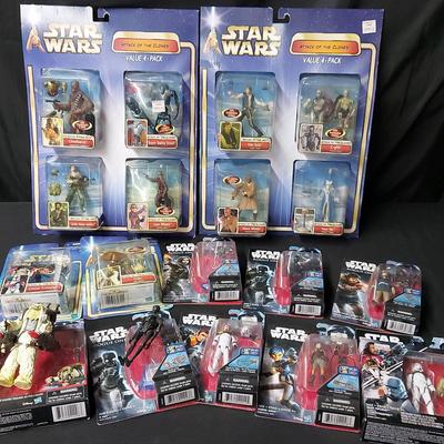 STAR WARS ATTACK OF THE CLONES AND ROGUE ONE ACTION FIGURES
