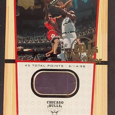 MICHAEL JORDAN FINAL FLOOR OVERSIZE UPPER DECK CARD