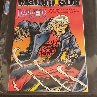 THE MALIBU SUN RAVER COMIC SIGNED BY WALTER KOENIG!