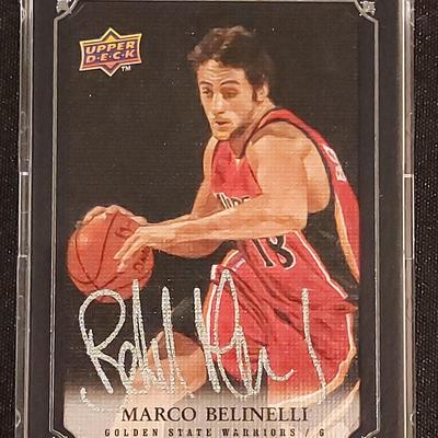 MARCO BELINELLI ROOKIE BASKETBALL CARD, SIGNED!