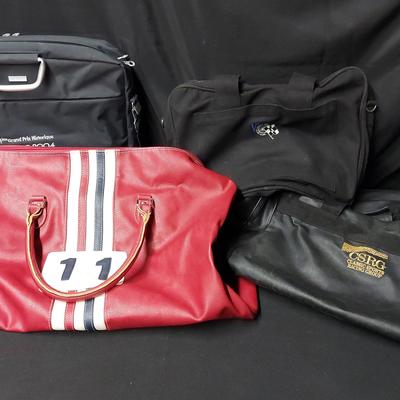 AUTO RACING BAGS FROM THE MONACO GRAND PRIX AND MORE