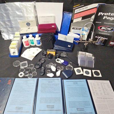 HUGE LOT OF COIN COLLECTING SUPPLIES