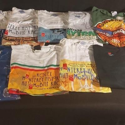 COLLECTION OF RACING AUTO MOBILE T-SHIRTS