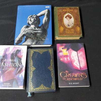 ECLECTIC ASSORTMENT OF HARD COVER BOOKS - 1 SIGNED 