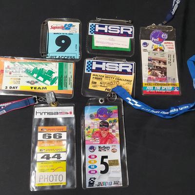 VINTAGE RACING BADGES - TEAM AND PIT CREW 