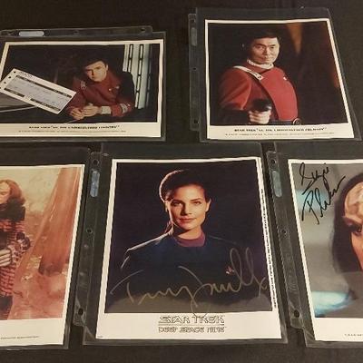 STAR TREK SIGNED PHOTOGRAPHS