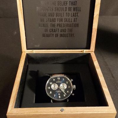 SHINOLA THE CANFIELD CHRONO MODEL WATCH