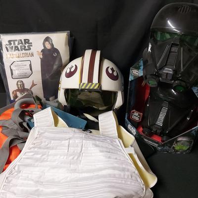 STAR WARS COSTUMES (ADULT SIZES) WITH IMPERIAL DEATH TROOPER VOICE CHANGING MASK