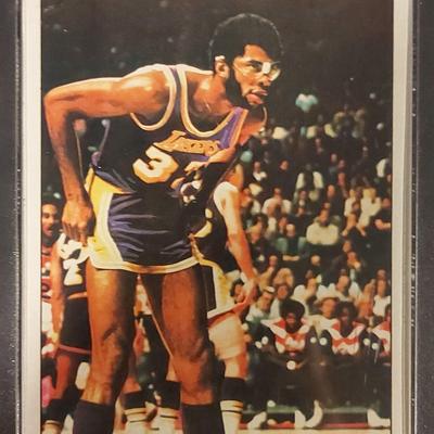 1976 TOPPS KAREEM ABDUL JABBAR ALL-STAR OVERSIZED CARD