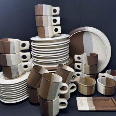 Large Vintage 1970s Fabrik Agate Pass Stoneware Collection	