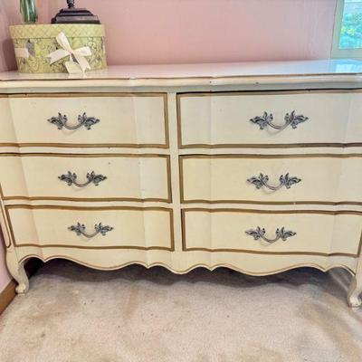 Vintage French Provincial Style Dixie Dresser	