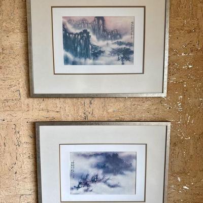 Pair of Professionally Framed Prints by Stephen Lowe (1938–1975)	