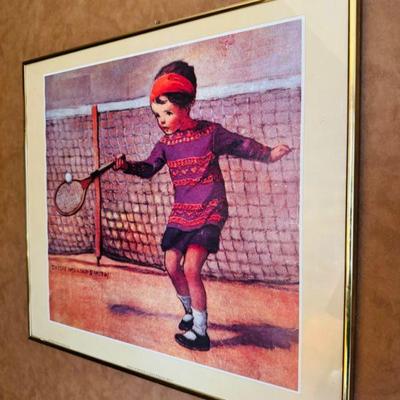 Tennis Afternoon Print by Jessie Willcox Smith – Litho USA	